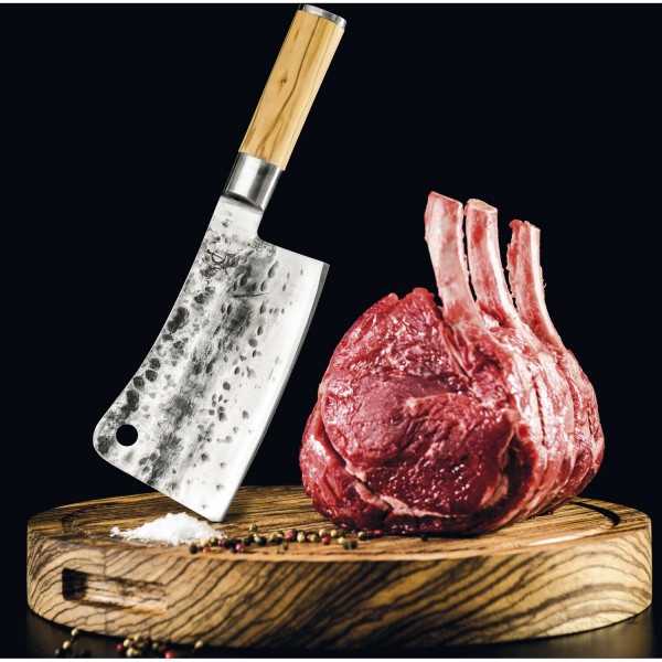 FORGED »Olive« Hackbeil breit, Klingenlänge: 190 mm